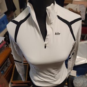 Killy Risk W Half zip White and Black top